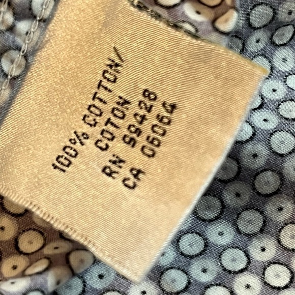 Bugatchi Uomo Shirt Adult Sz M Classic Fit Blue White Button Up Casual Cotton - Picture 8 of 12